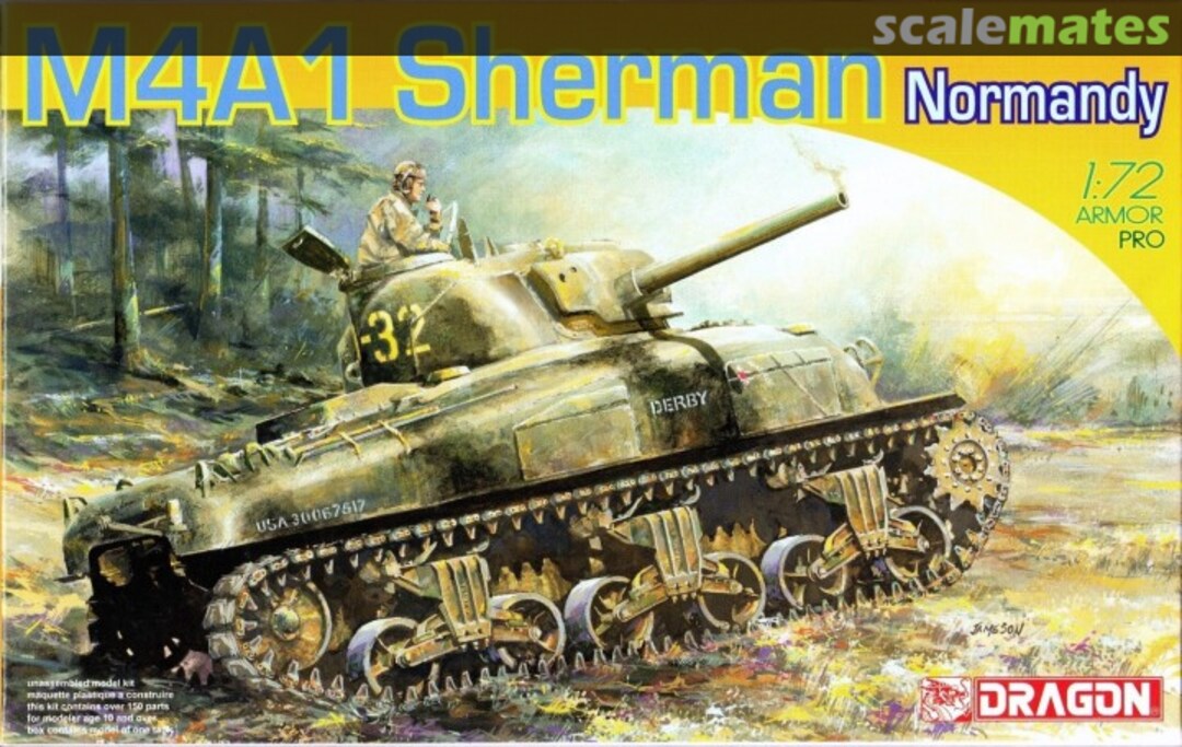 Boxart M4A1 Sherman 7273 Dragon