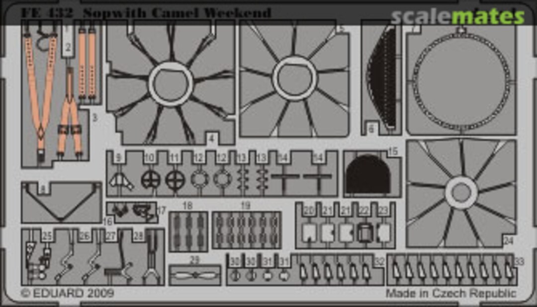 Boxart Sopwith Camel Weekend - PE Details FE432 Eduard