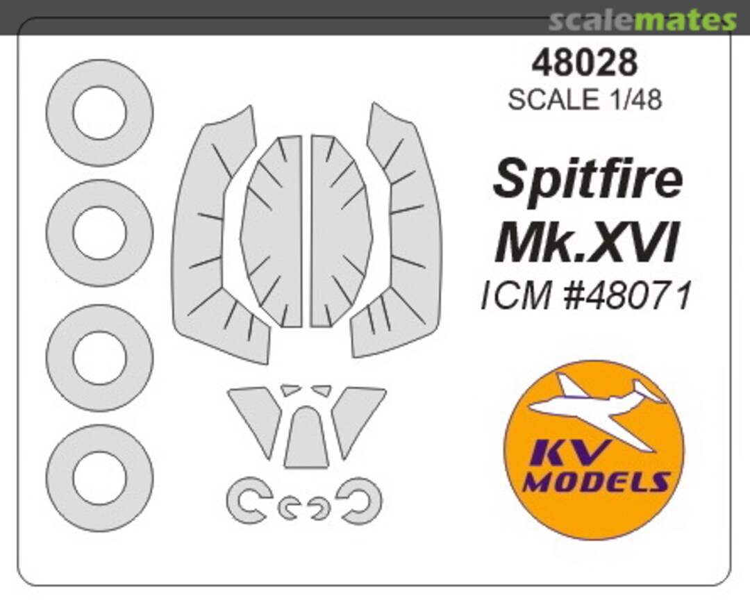 Boxart Spitfire Mk.XVI 48028 KV Models