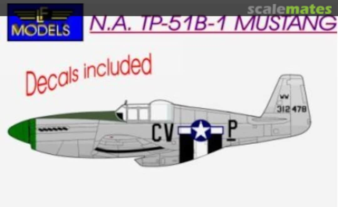 Boxart North-American TP-51B-1 Mustang Conversion 4812 LF Models