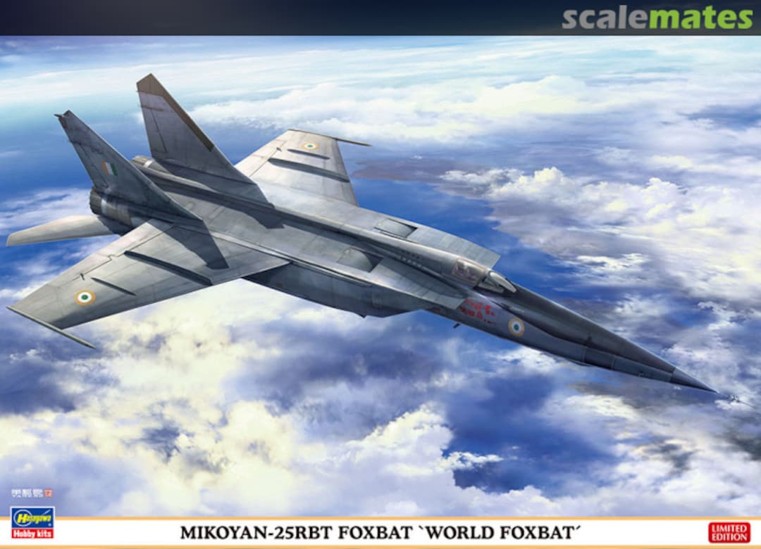 Boxart Mikoyan-25RBT Foxbat `World Foxbat´ 02308 Hasegawa