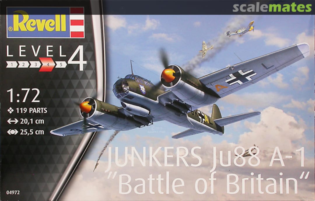 Boxart Junkers Ju88 A-1 "Battle of Britain" 04972 Revell