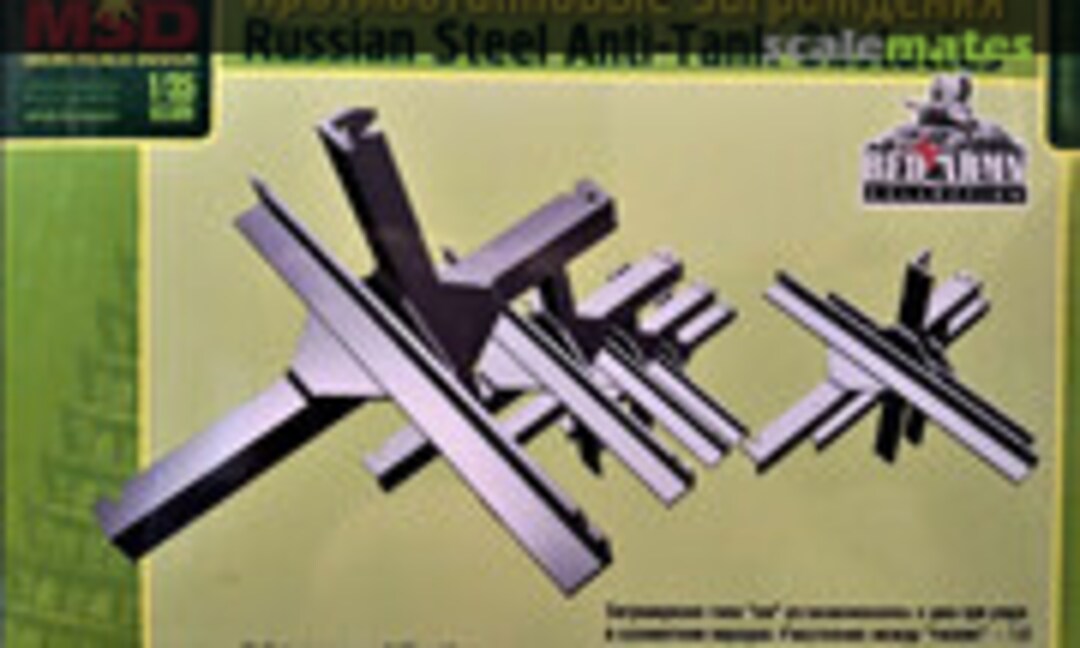 1:35 Russian Steel Anti-Tank Obstacles (MSD Micro Scale Design 35013)