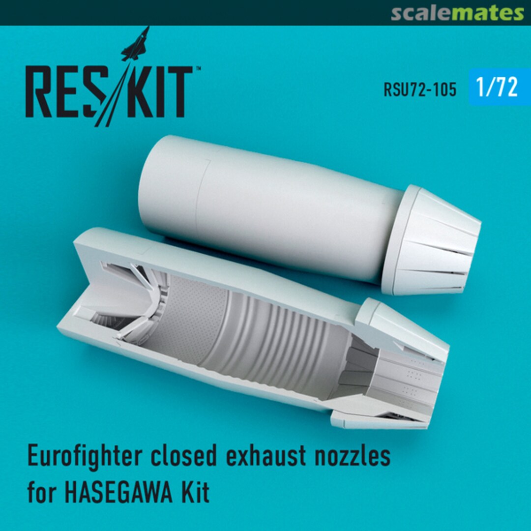 Boxart Eurofighter Typhoon closed exhaust nozzles RSU72-0105 ResKit