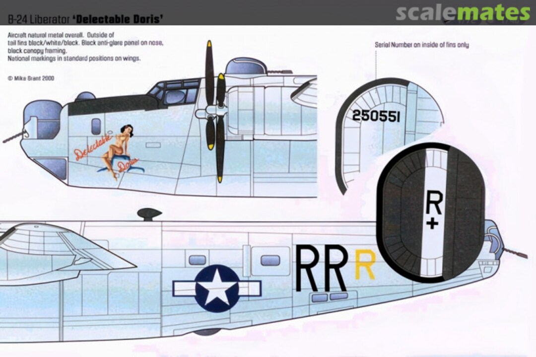 Boxart B-24J Delectable Doris N/A Mike Grant Decals