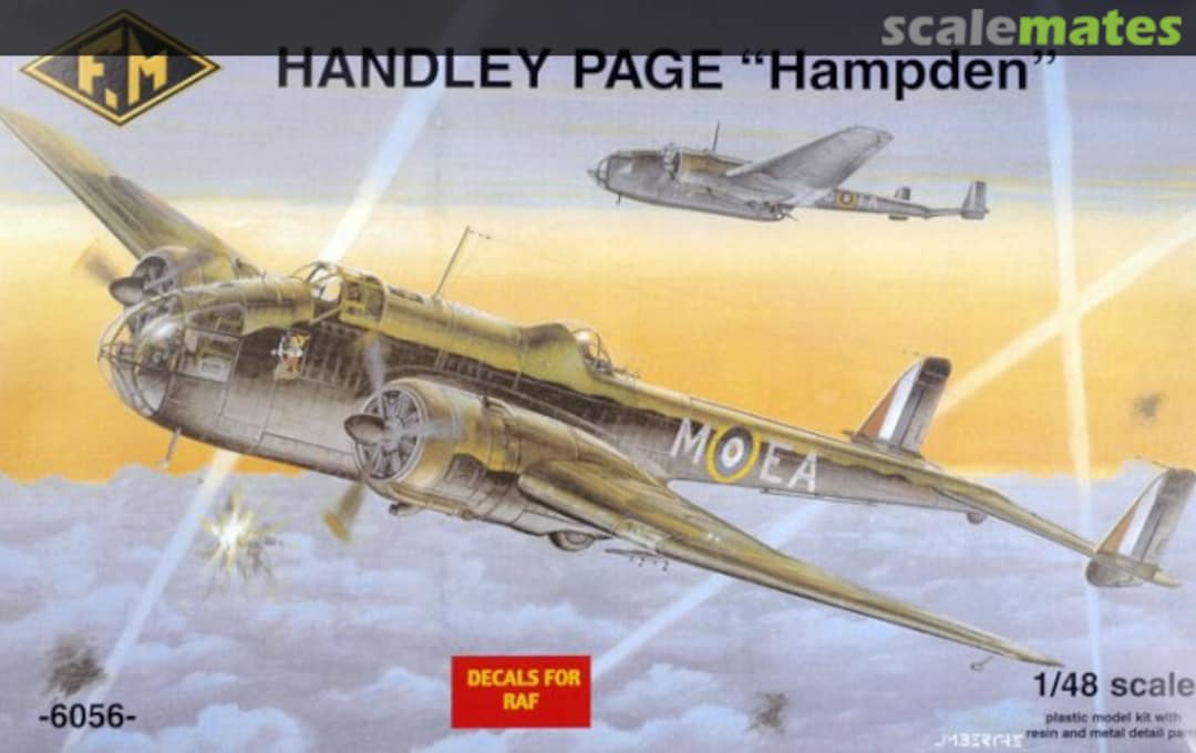 Boxart Handley Page Hampden 6056 Fonderie Miniature