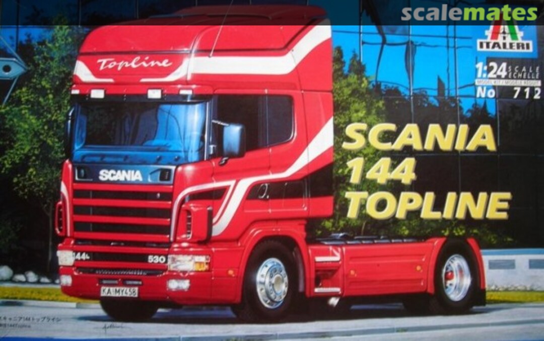 Boxart Scania 144 Topline 712 Italeri