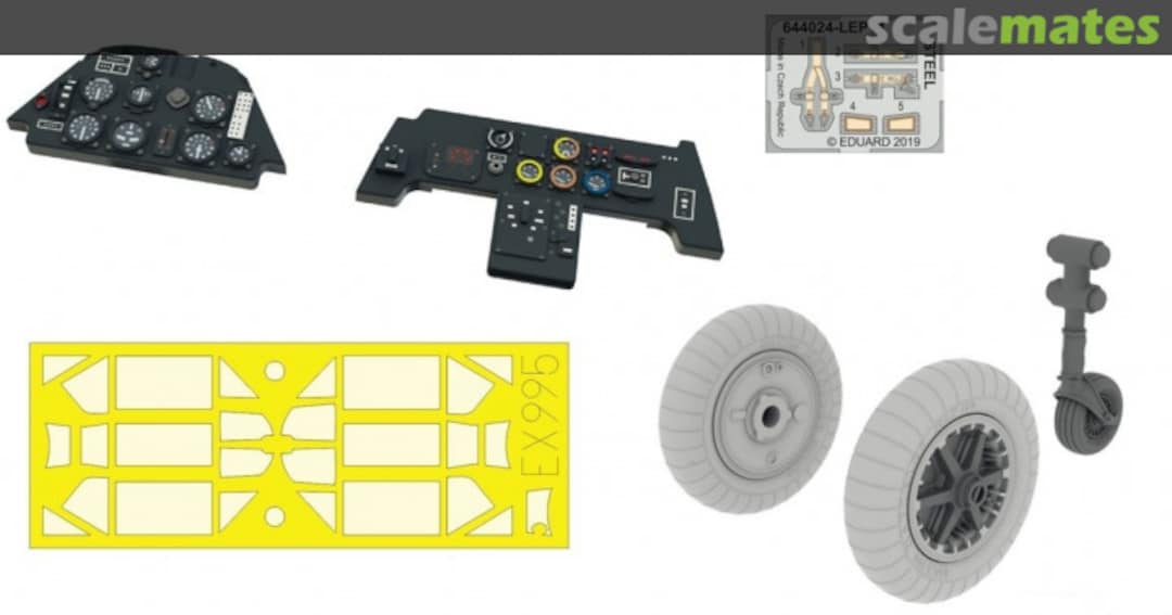 Boxart Bf 109E-4 LööKplus detail set 644296 Eduard