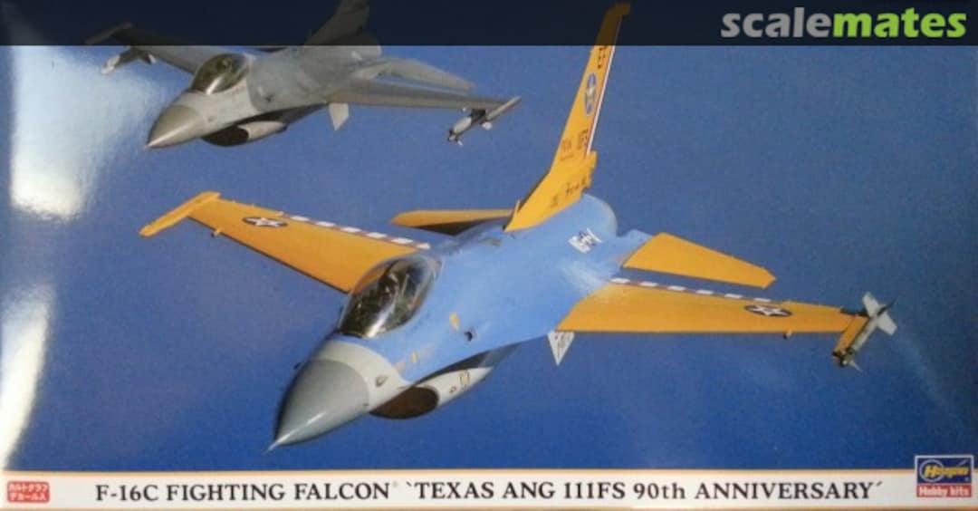 Boxart F-16C Fighting Falcon `Texas ANG 111FS 90th Anniversary´ 09811 Hasegawa