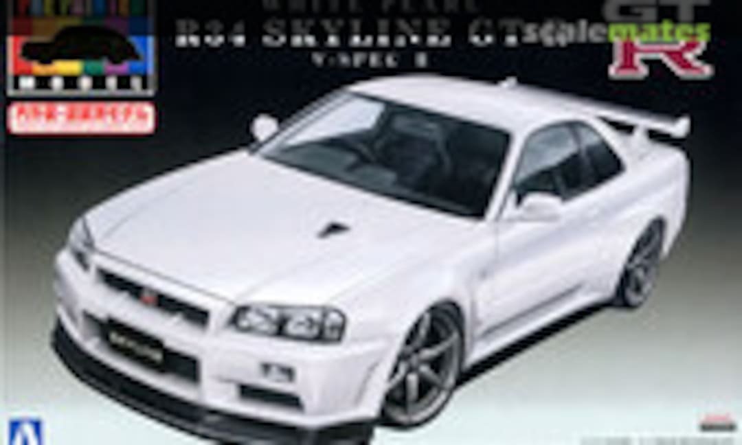 1:24 R34 Skyline GT-R V-spec II (Aoshima 008607)