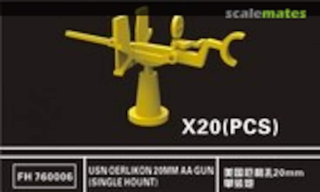 1:700 Oerlikon 20mm AA Gun (Single Mount) (FlyHawk Model FH760006)