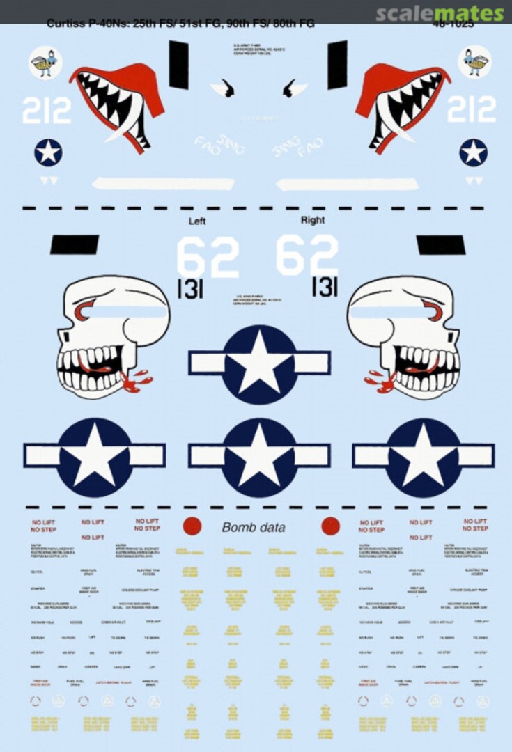 Boxart Curtiss P-40N Warhawks 48-1025 SuperScale International