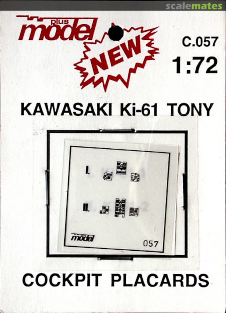 Boxart Kawasaki Ki-61 Tony C.057 PlusModel