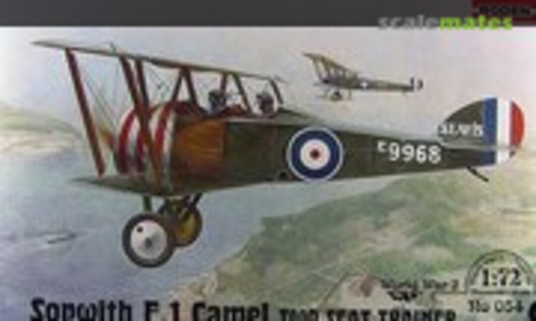 1:72 Sopwith F.1 Camel Two Seat Trainer (Roden 054)