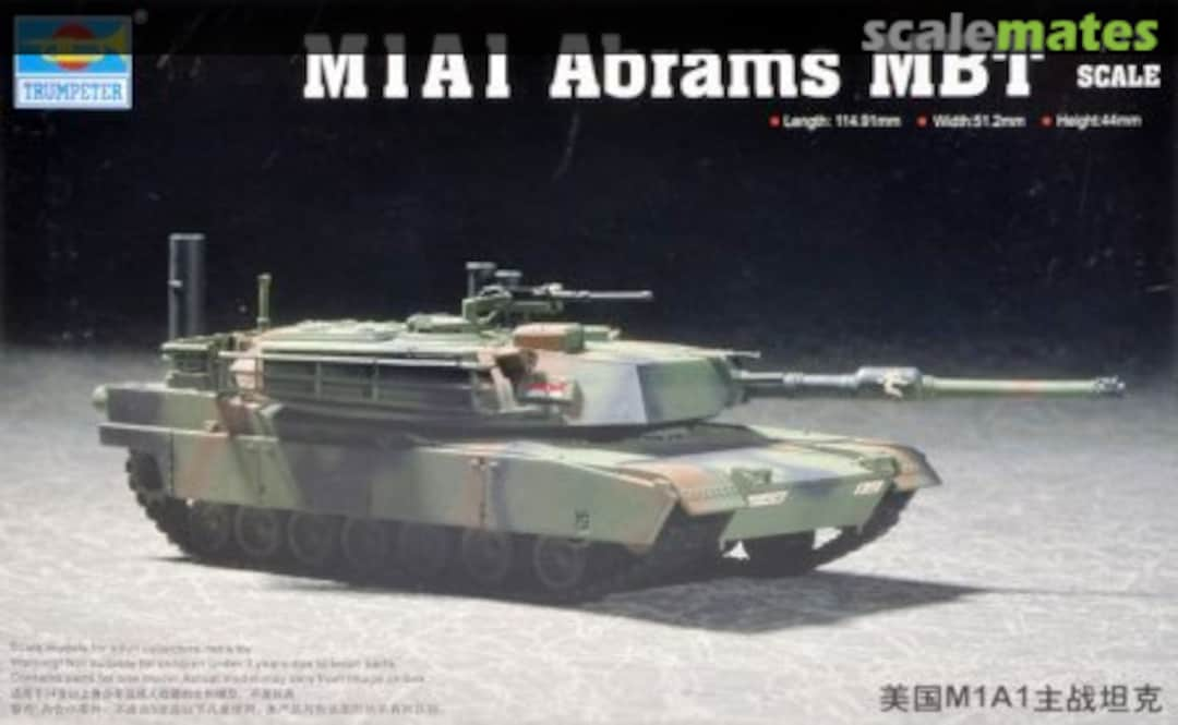 Boxart M1A1 Abrams 07276 Trumpeter