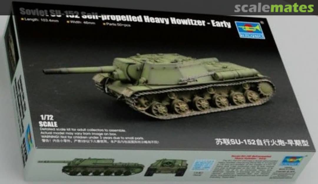 Boxart SU-152 Self-propelled Heavy Howitzer - Early 07129 Trumpeter