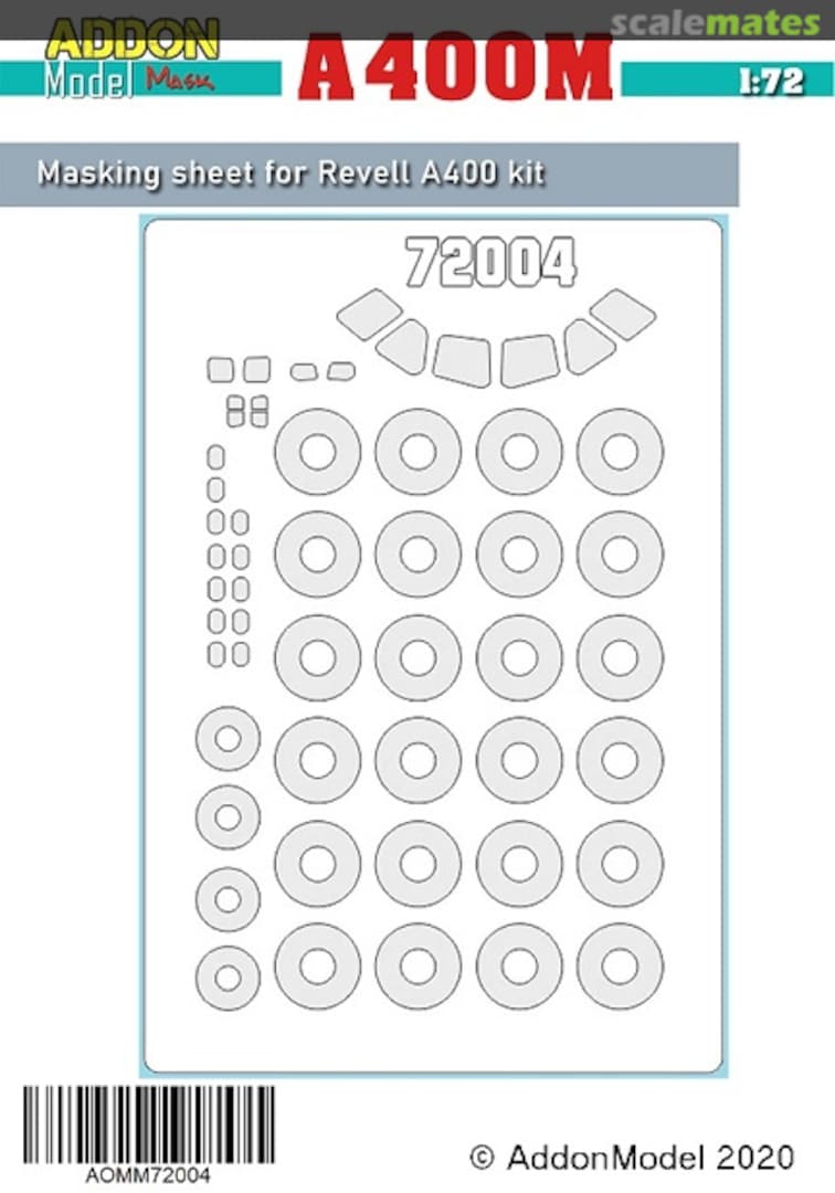 Boxart A400M mask for Revell 1:72 AOMM72004 AddON model