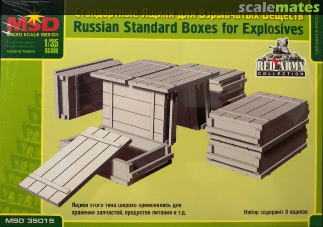 Boxart Russian Standard Boxes for Explosives 35015 MSD Micro Scale Design