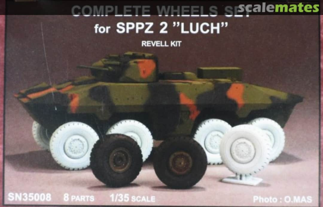 Boxart Wheels for SpaePz 2 "Luchs" SN35008 Signifer