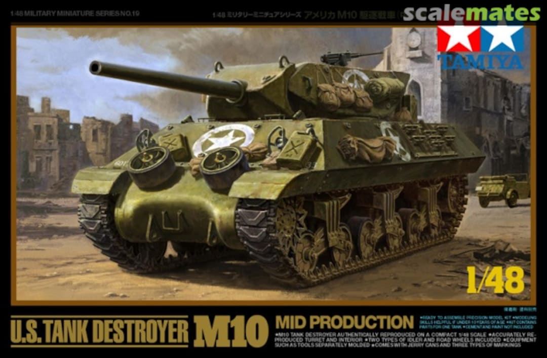 Boxart Tank Destroyer M10 32519 Tamiya