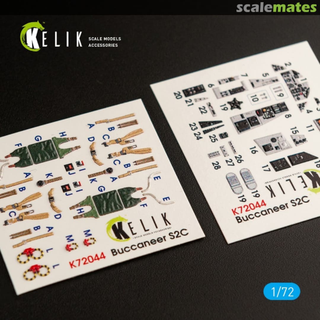 Boxart Buccaneer S.2C - interior 3D decals K72044 Kelik