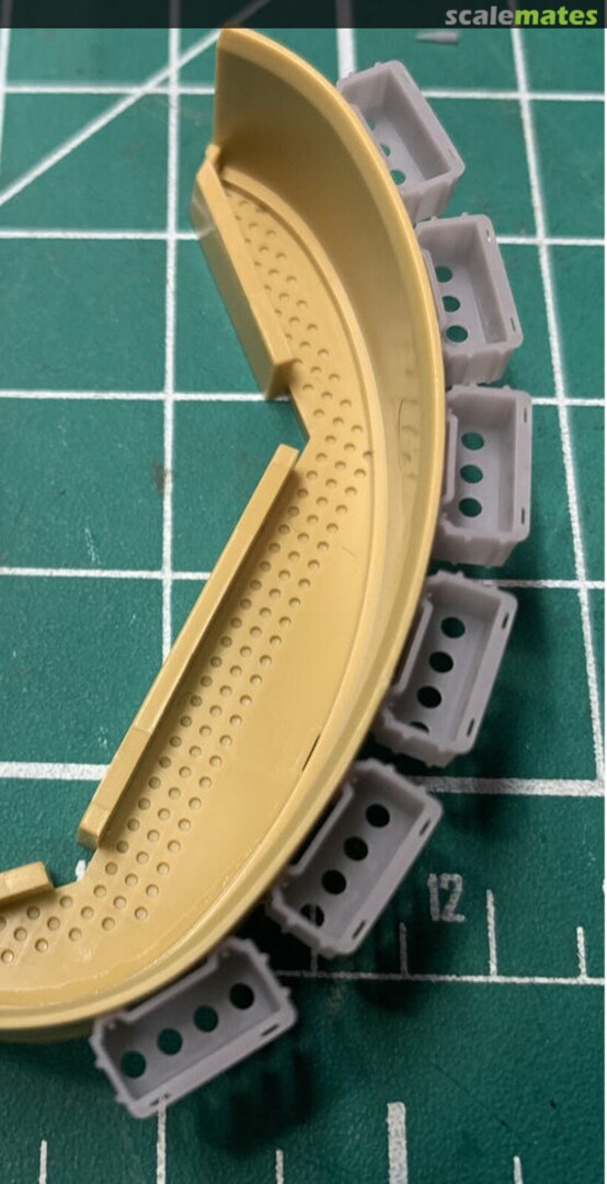 Boxart M2A2+ Bradley Bustle Rack Ammo Holders SM35026 SAAMmodels