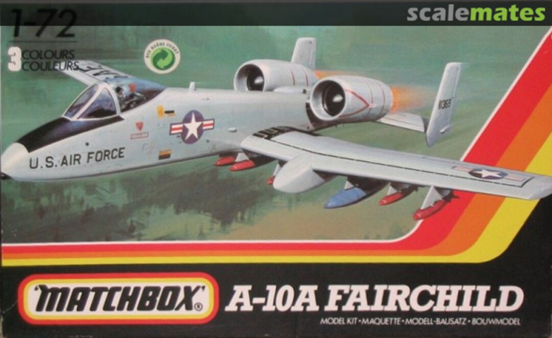 Boxart A-10A Fairchild 40121 Matchbox