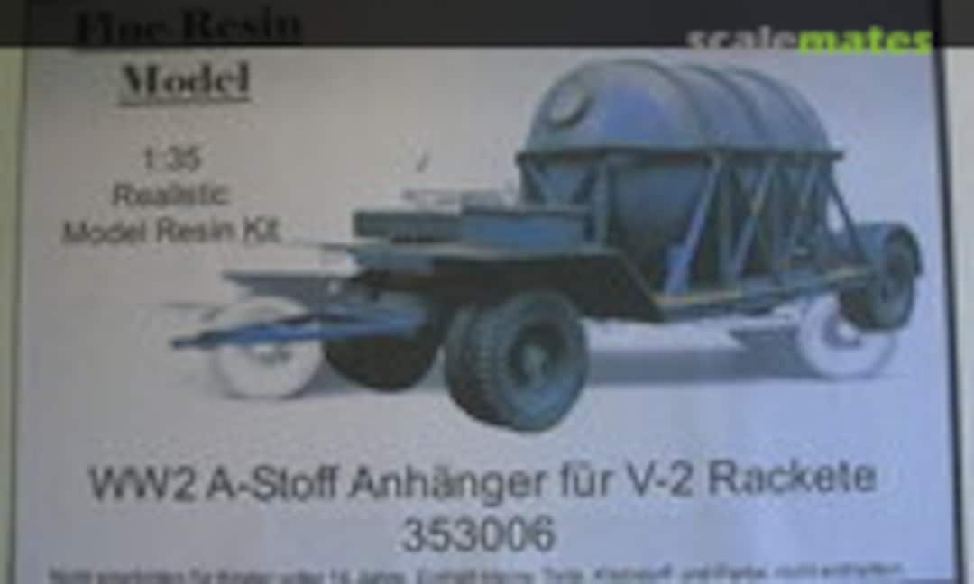 A-Stoff Anhänger für V-2 Rakete (Fine Resin Model 353006)