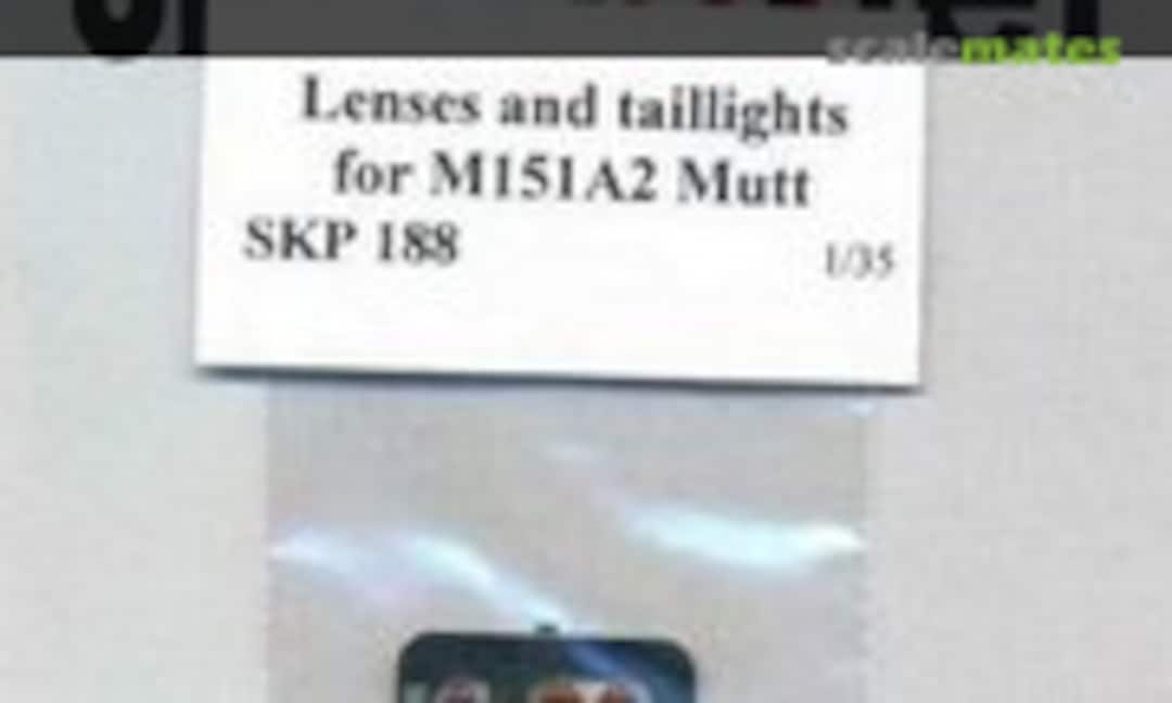 1:35 Lenses and taillights for M151A2 Mutt (SKP model SKP 188)