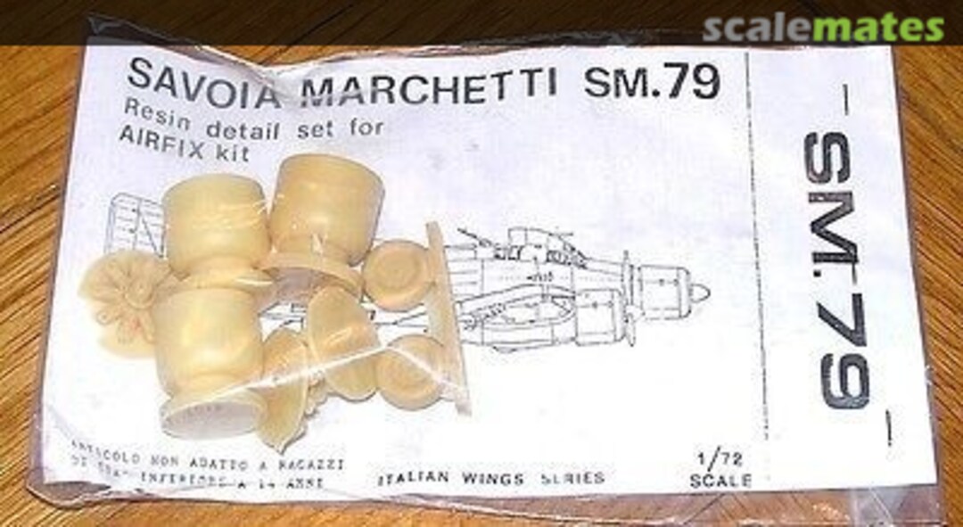 Boxart Savoia Marchetti SM.79 detail set  Italian Wings