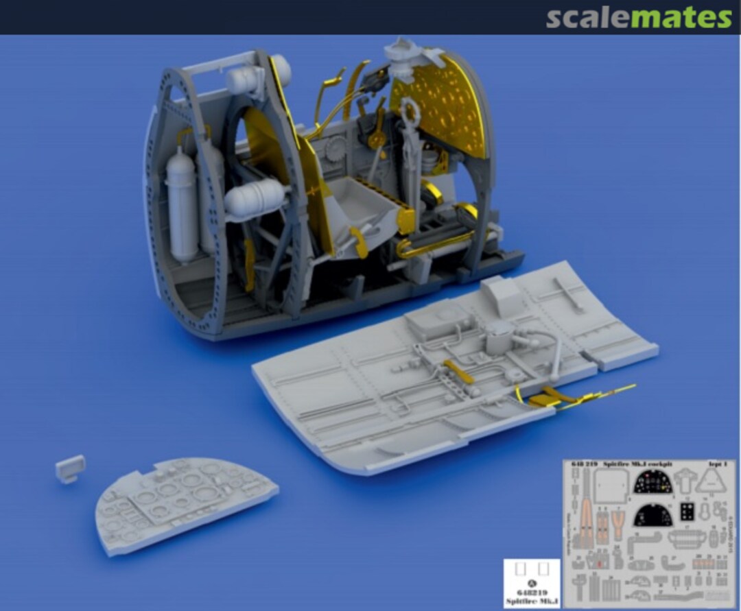 Boxart Spitfire Mk.I cockpit 648219 Eduard