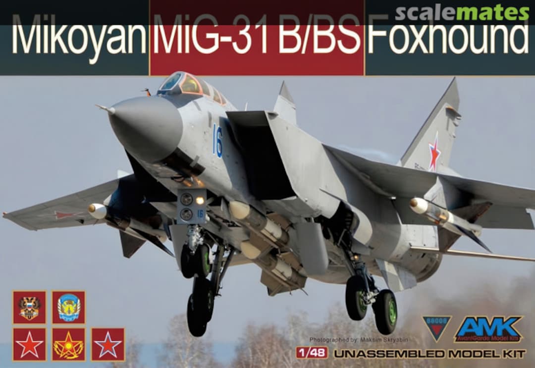 Boxart Mikoyan MiG-31B/BS Foxhound 88008 AvantGarde Model Kits