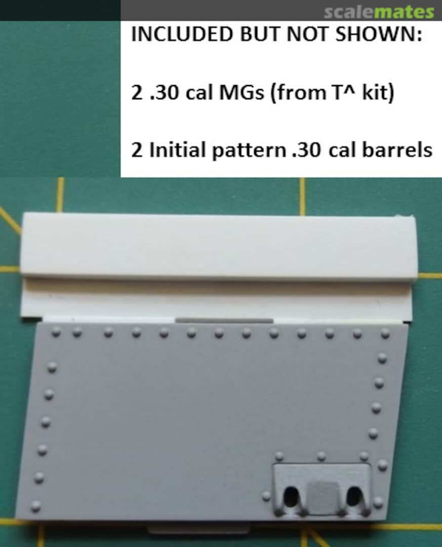 Boxart M3 Lee/Grant Bow Plate w/Open MG holes & Barrels 35-1350 The New TMD