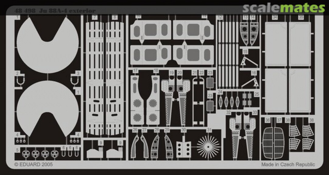 Boxart Ju 88A-4 exterior 48498 Eduard