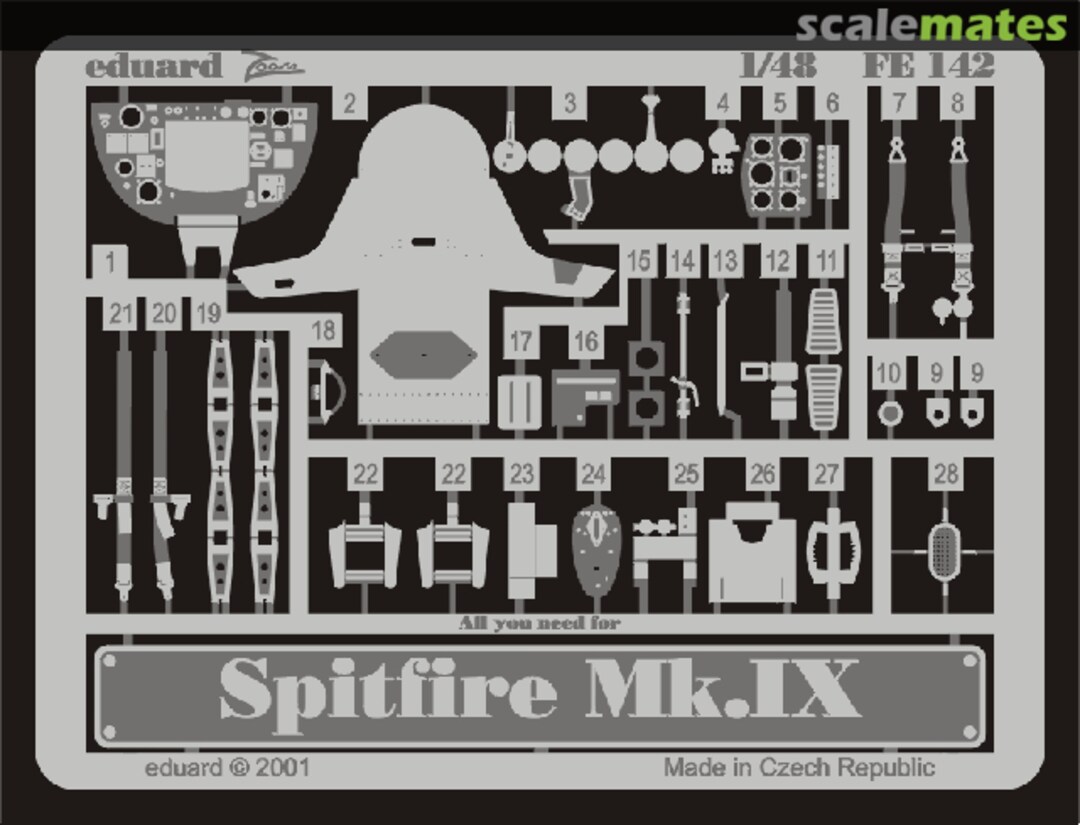 Boxart Spitfire Mk.IX FE142 Eduard