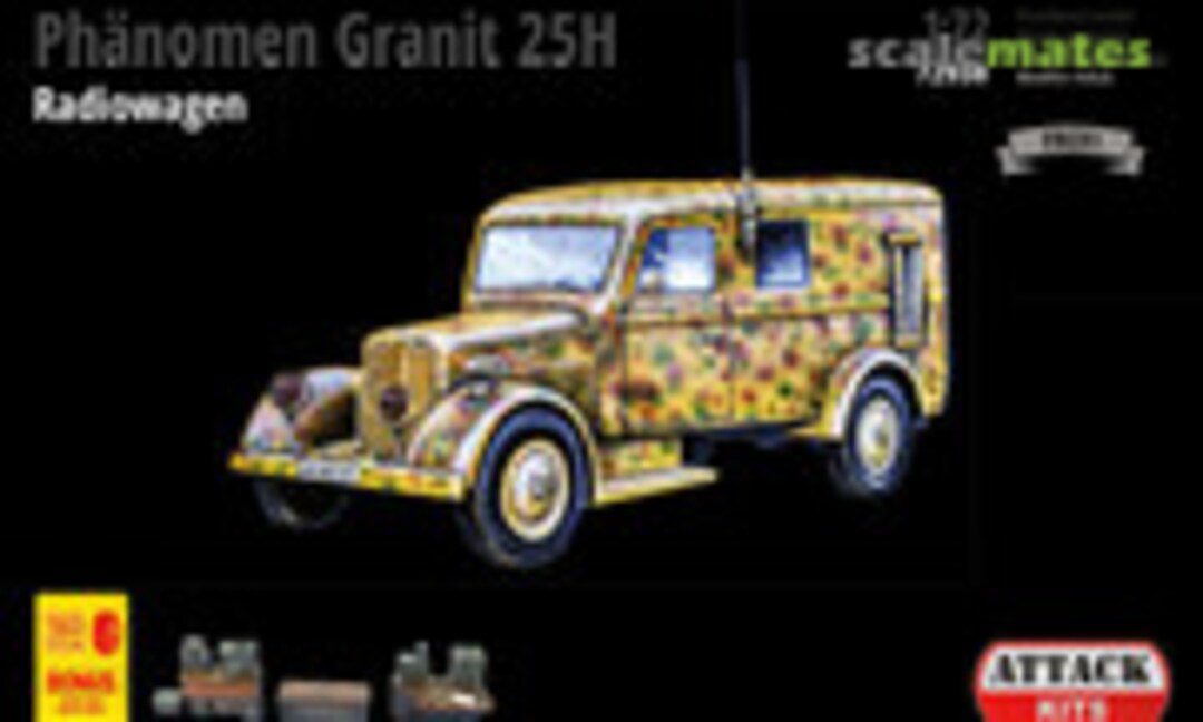 1:72 Phanomen Granit 25H Radiowagen + Bonus 1/72 (Attack Hobby Kits 72938)