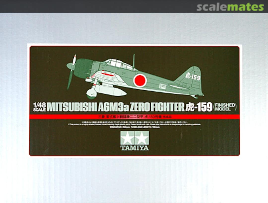 Boxart Mitsubishi A6M3a Zero Fighter Tora(虎)-159 21123 Tamiya