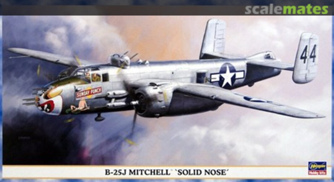 Boxart B-25J Mitchell 'Solid Nose' 00680 Hasegawa