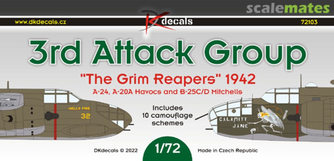 Boxart 3rd Attack Group 72103 DK Decals