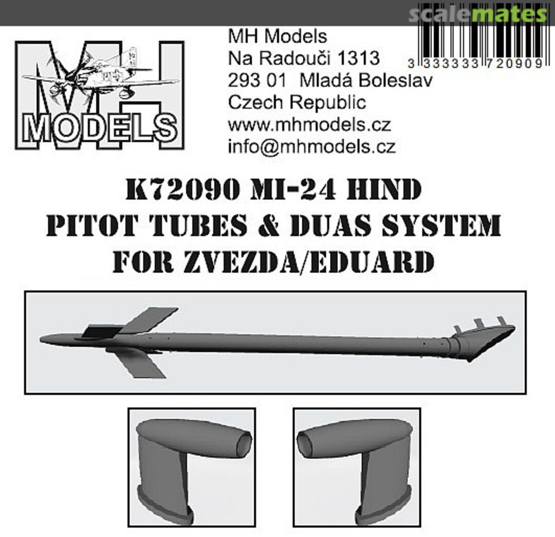 Boxart Mi-24 Hind Pitot Tubes & Duas System K72090 MH Models