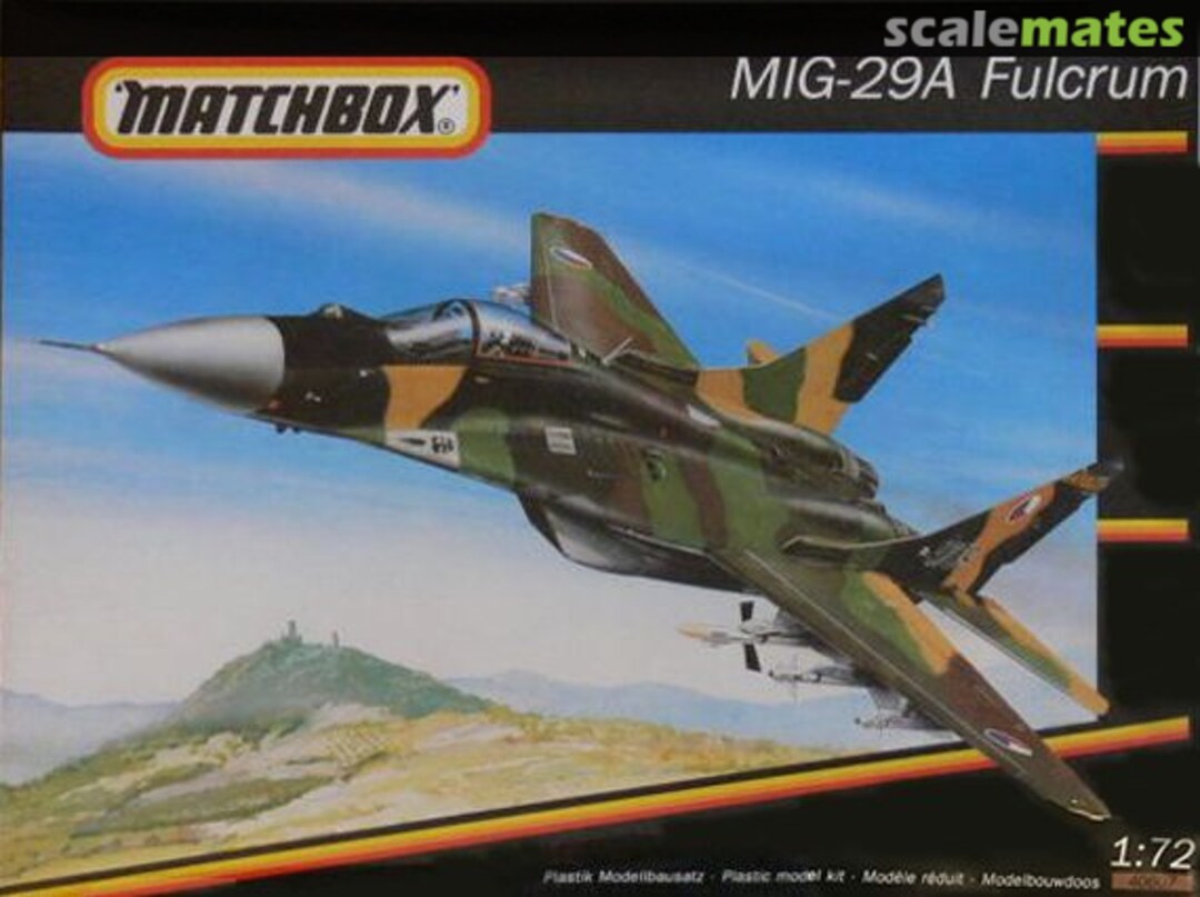 Boxart MiG-29A Fulcrum 40607 Matchbox