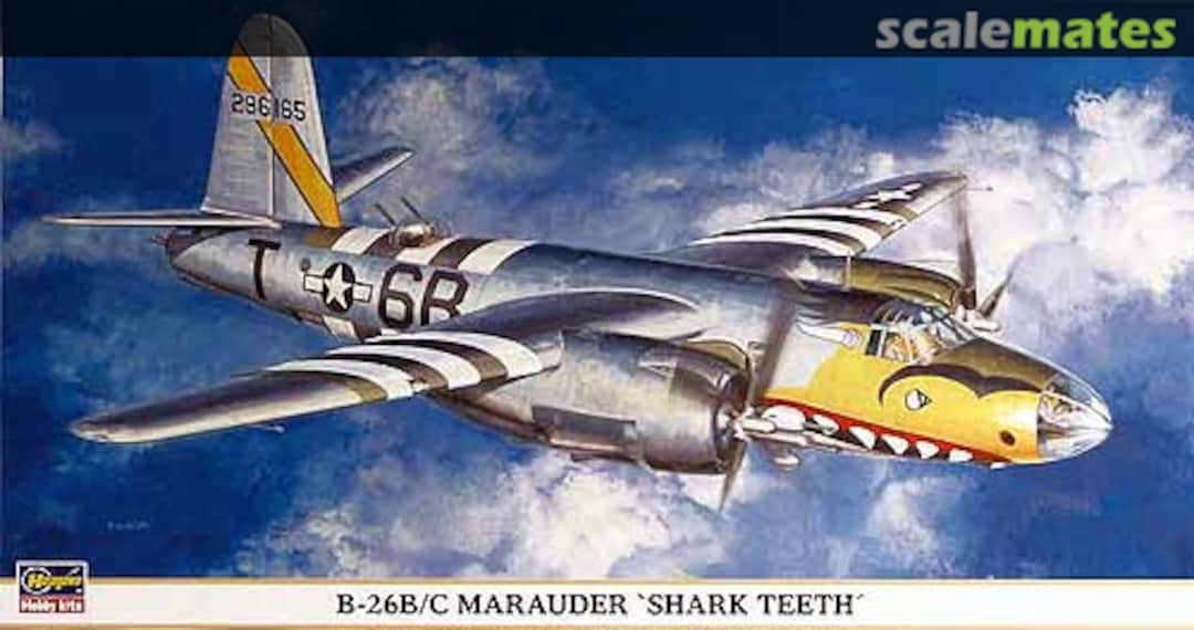 Boxart B-26B/C Marauder 'Shark Teeth' 00874 Hasegawa