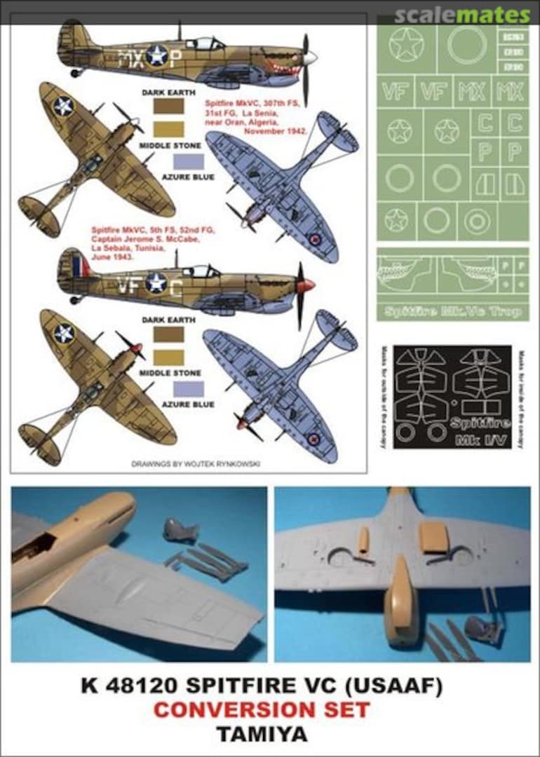 Boxart Spitfire Mk.Vc (USAAF) K48120 Montex