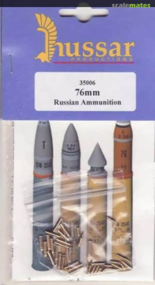 Boxart 76.2mm Russian ammo for T-34/76, SU-76 35006 Hussar Productions