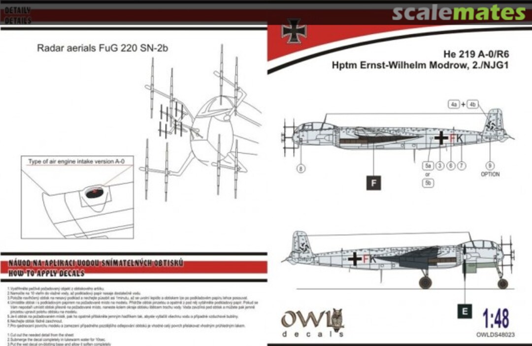 Boxart He 219 A-0/R6 DS48023 OWL