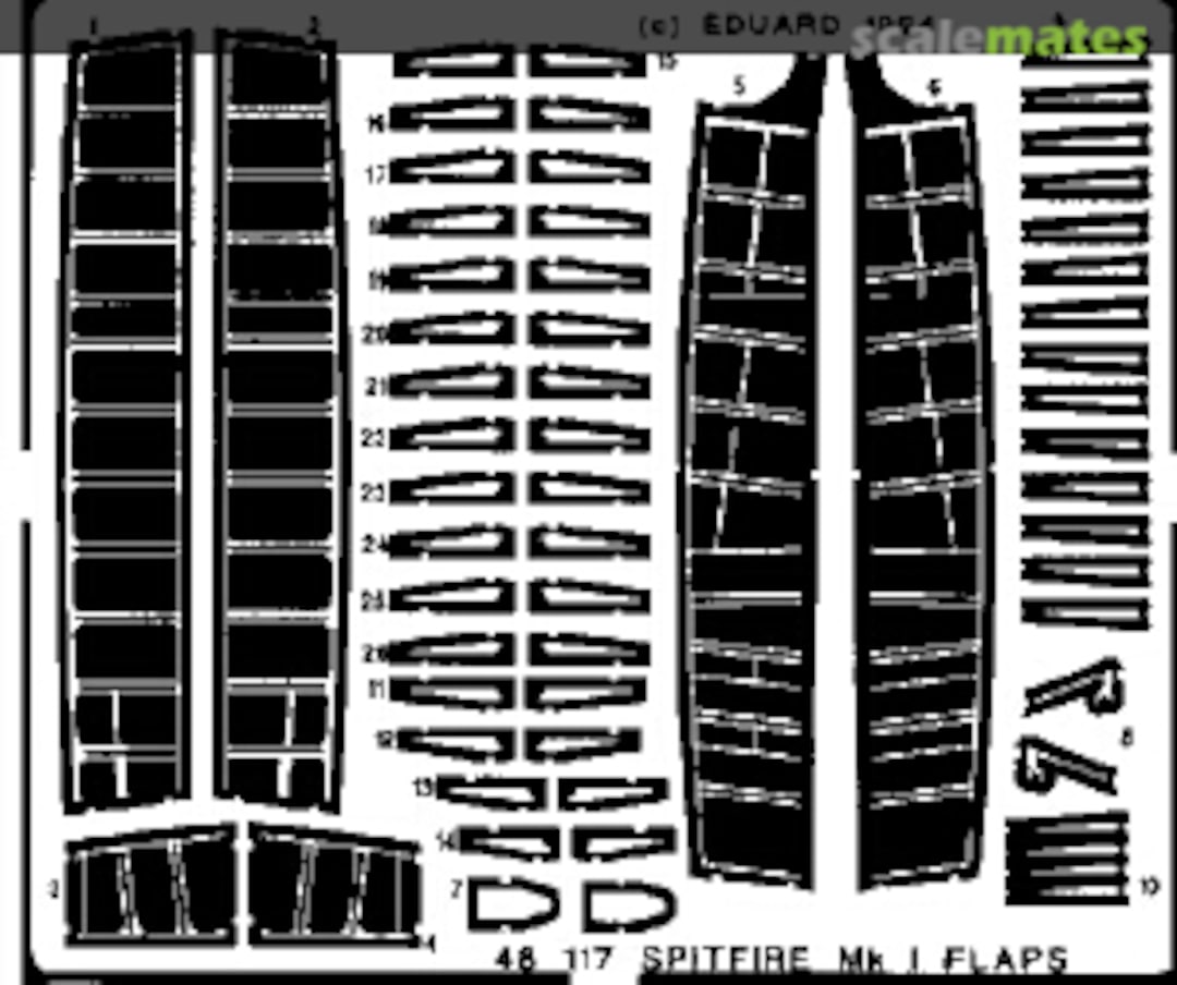 Boxart Spitfire Mk.I Flaps 48117 Eduard