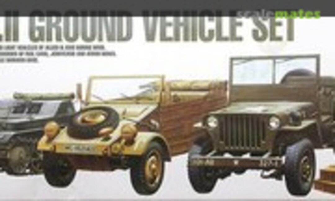 1:72 WWII Ground Vehicle Set (Academy 1310)