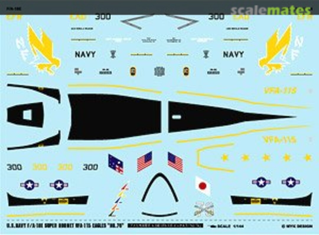 Boxart USN F/A-18E VFA-115 Eagles [No.76] A-453 MYK Design