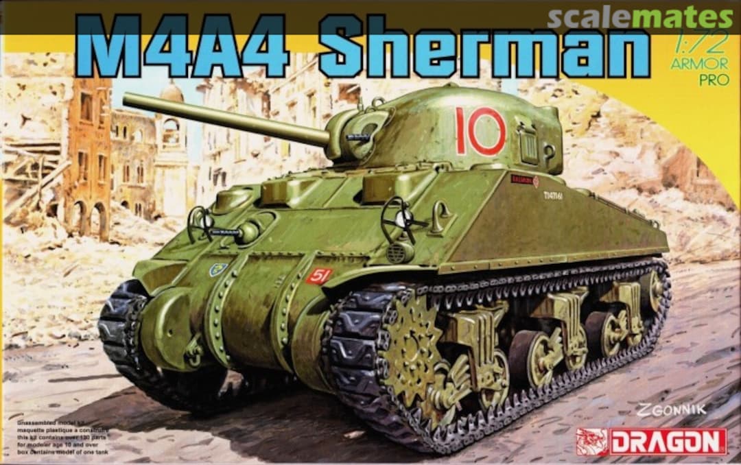 Boxart M4A4 Sherman 7311 Dragon