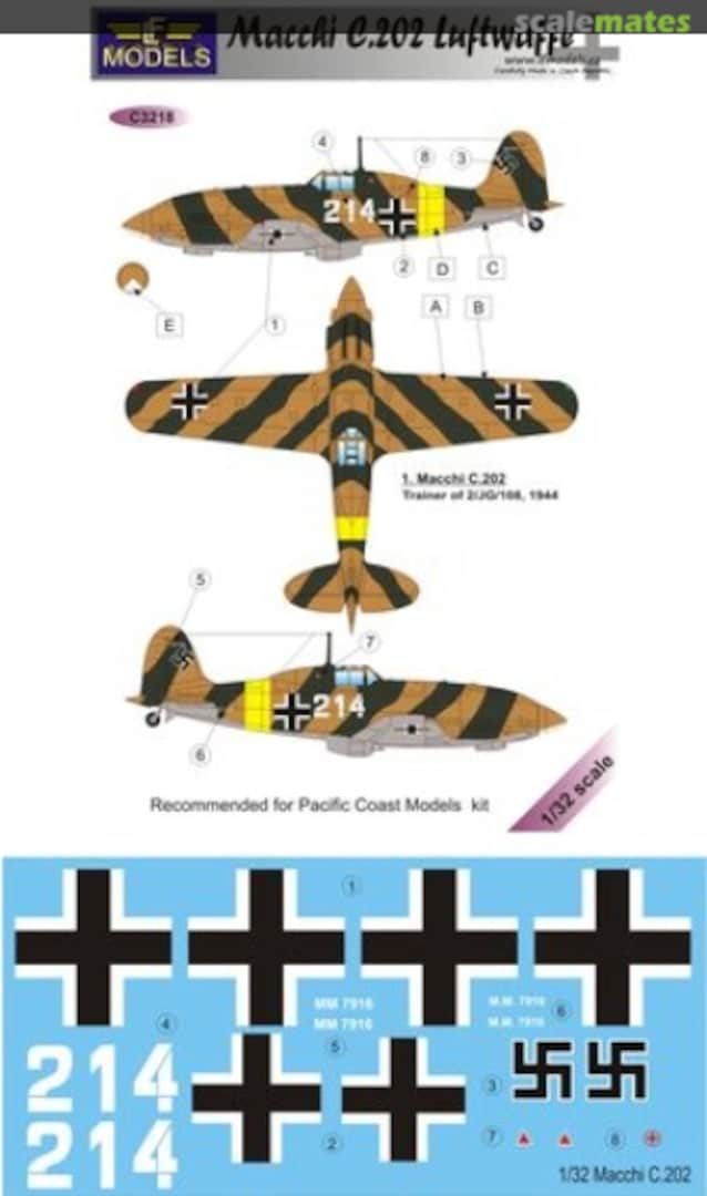 Boxart Macchi C.202 Luftwaffe C3218 LF Models